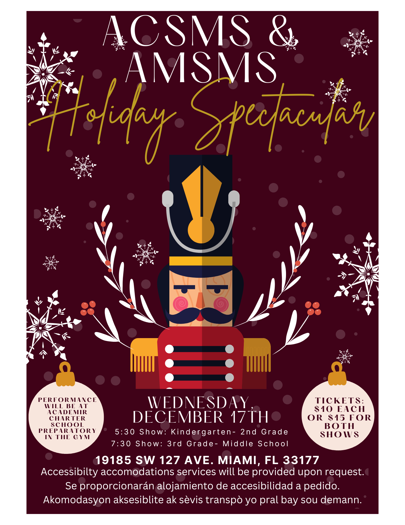 Winter Show #2 (3rd-8th) Ticket