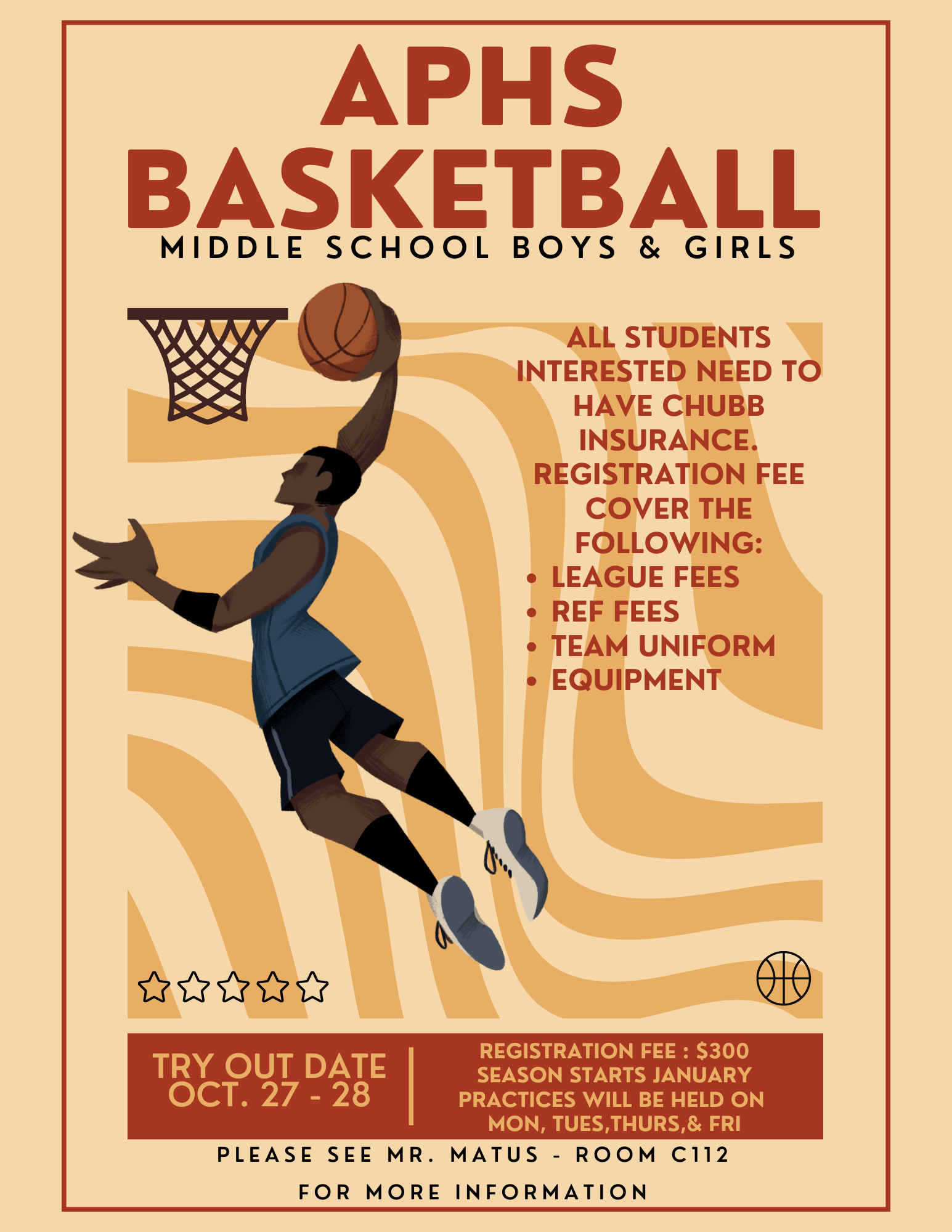 Basketball Registration Fee