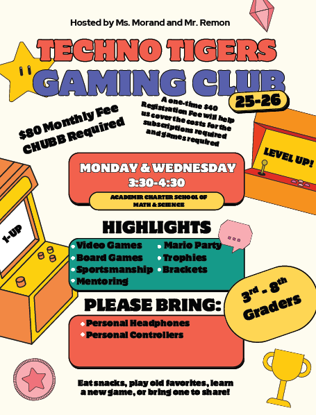 Gaming Club- January