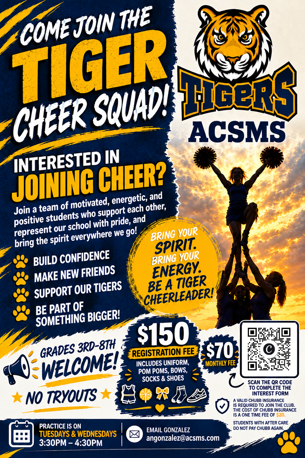 Cheerleading- October