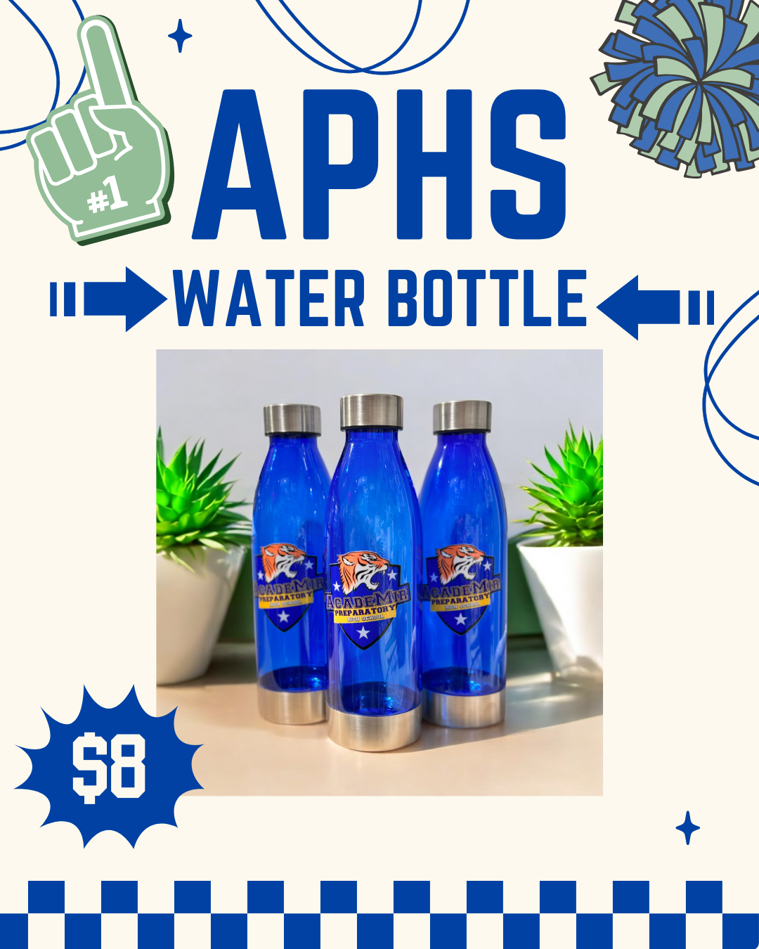 APHS Water Bottle (Blue)