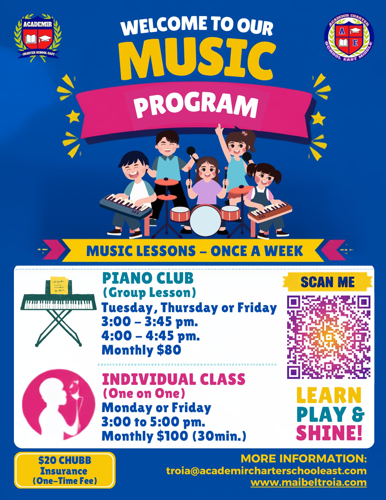 Individual Music Class