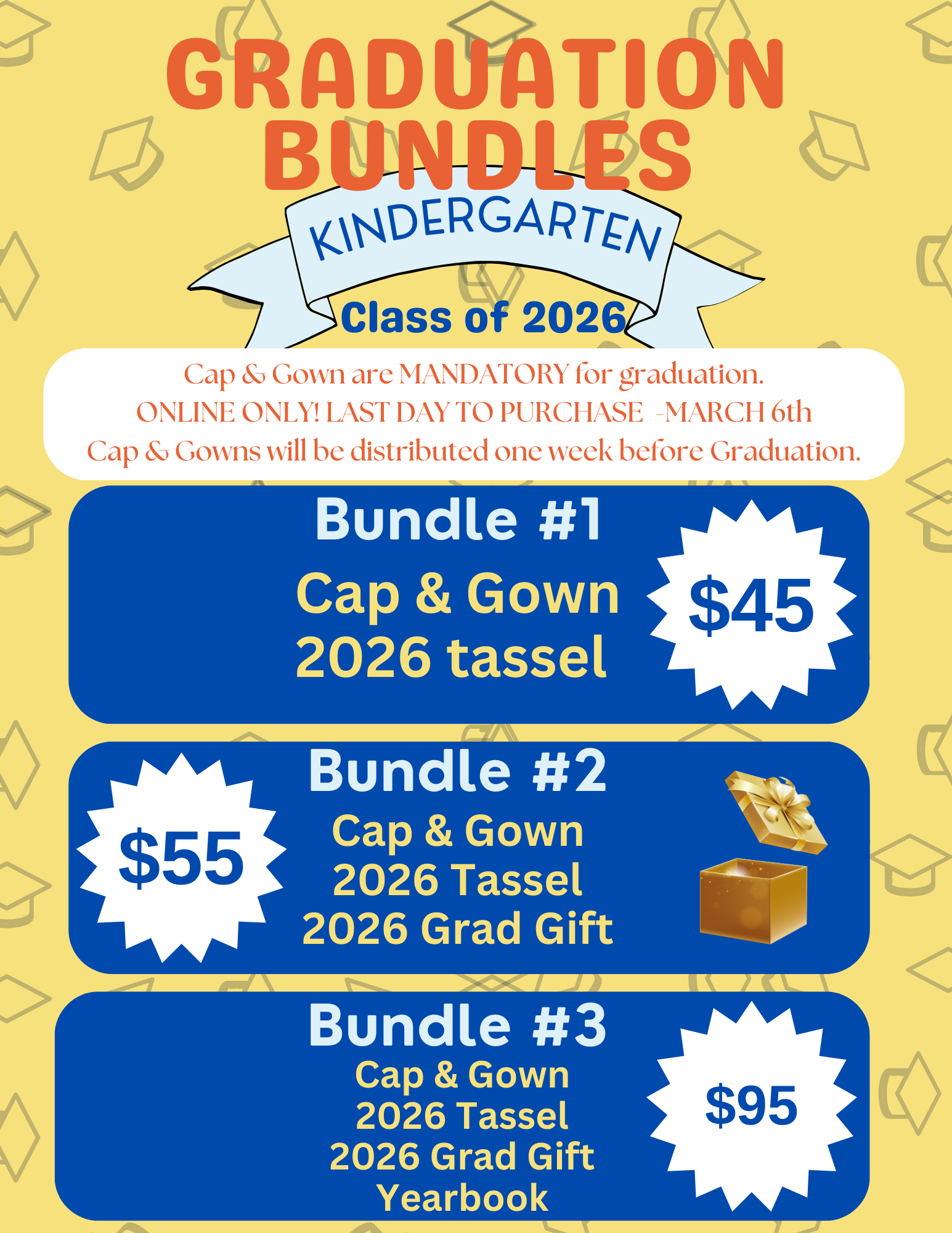 KINDERGARTEN GRADUATION BUNDLE #2