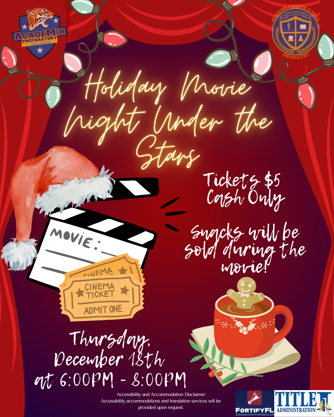 Holiday Movie Night Under the Stars 