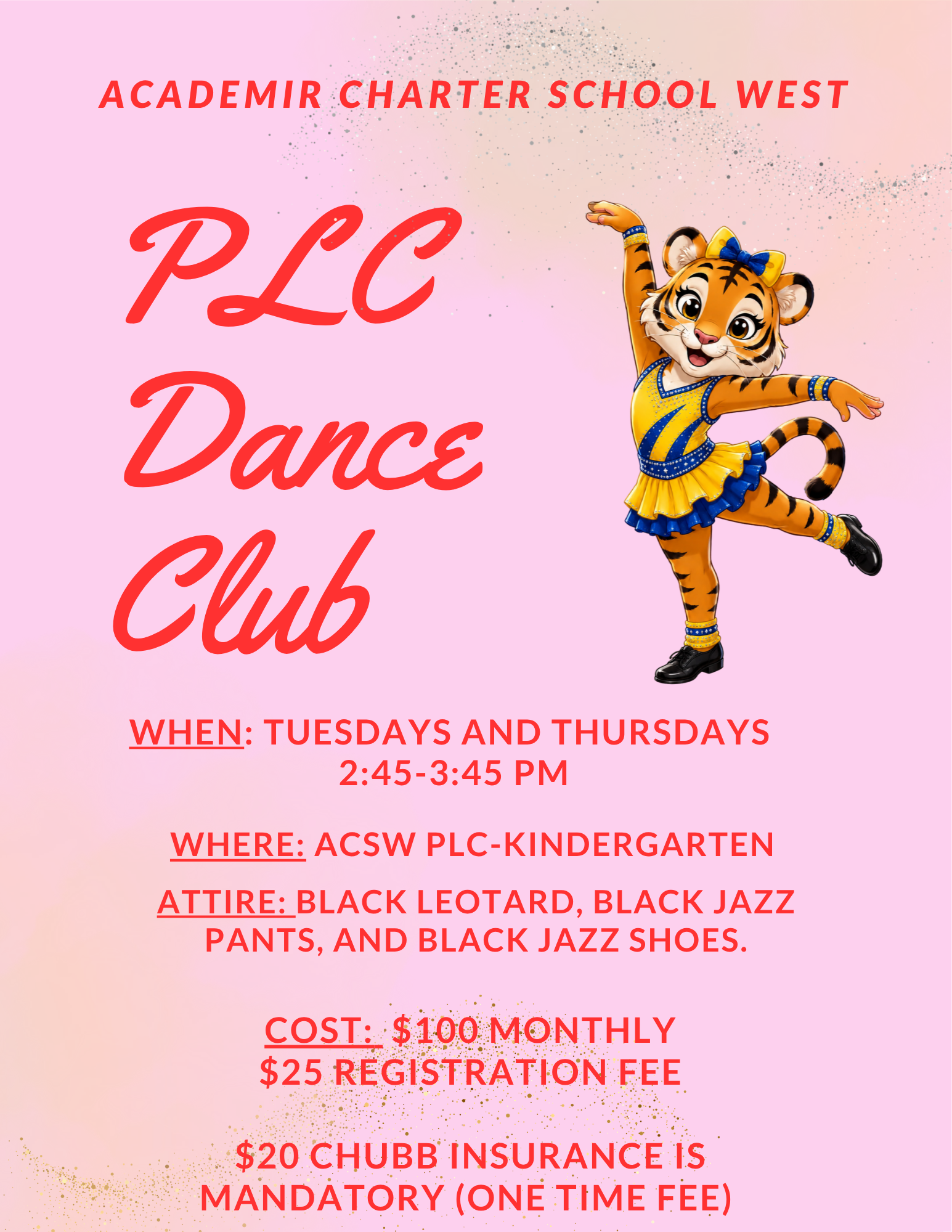 PLC Kinder Dance - November