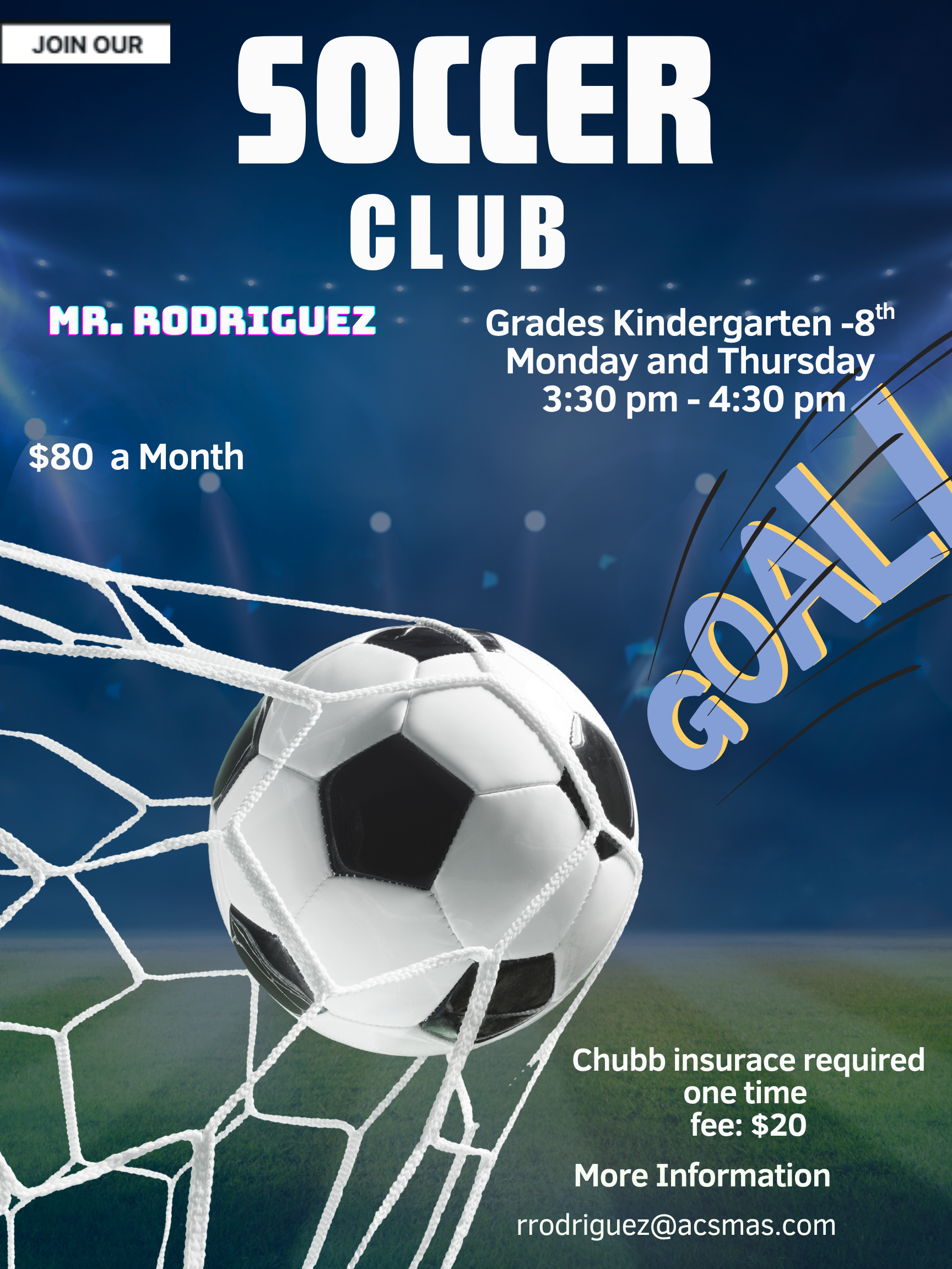 Soccer Club- September 