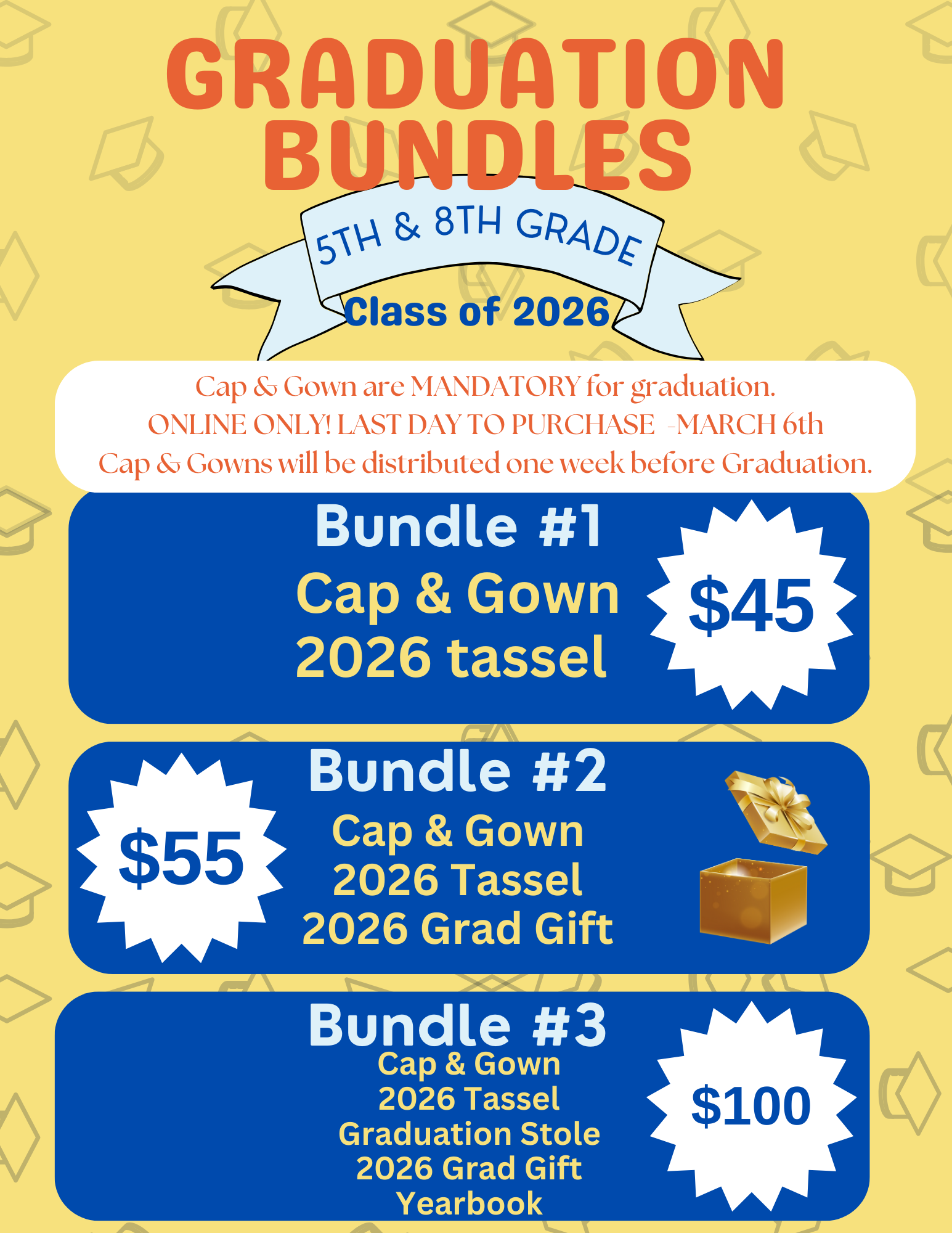 5TH GRADE GRAD BUNDLE #2