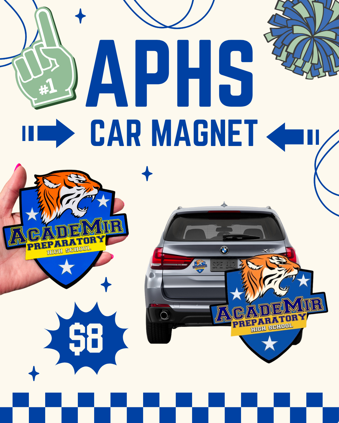 APHS Car Magnet