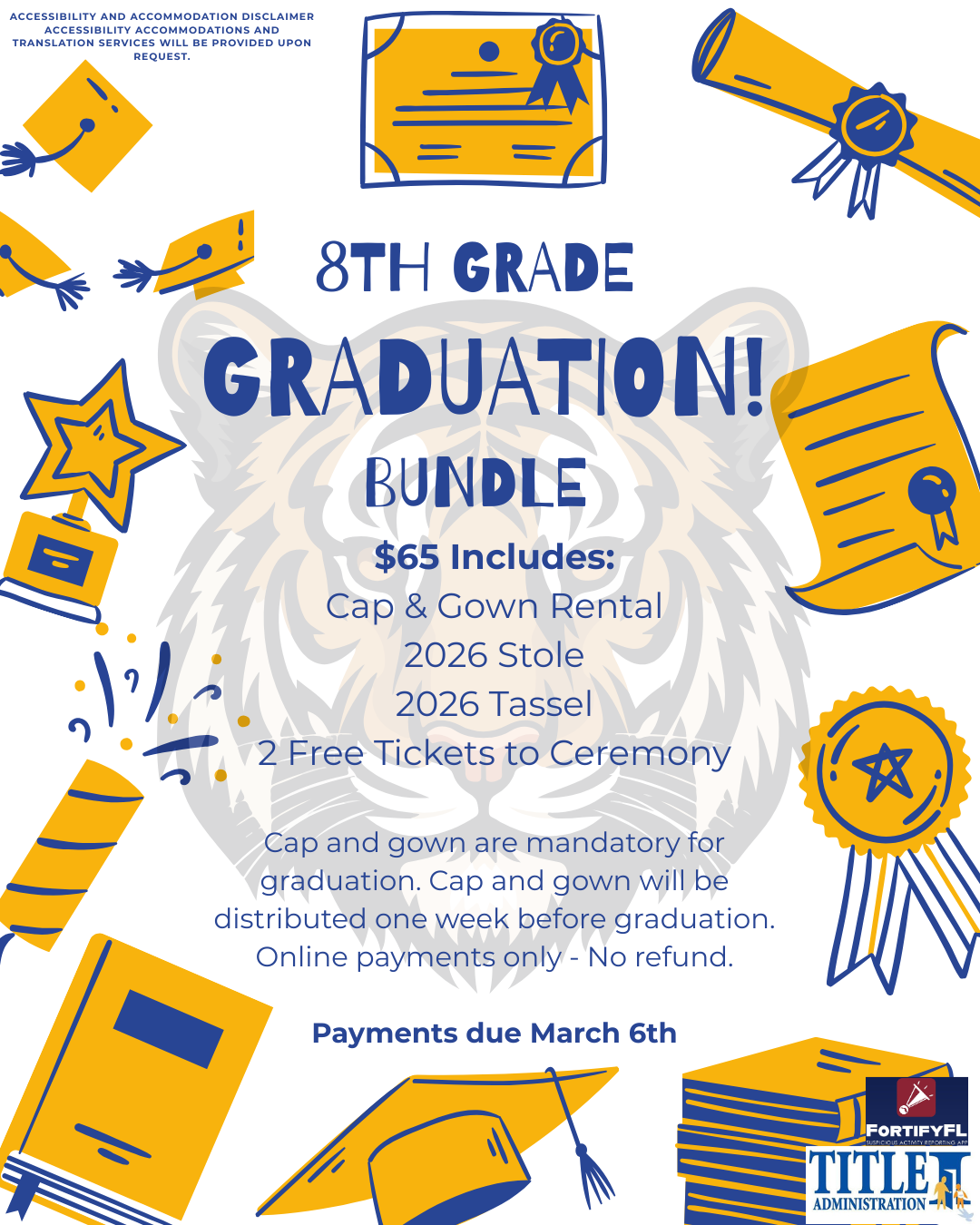 8th Grade Graduation Bundle 2025-2026