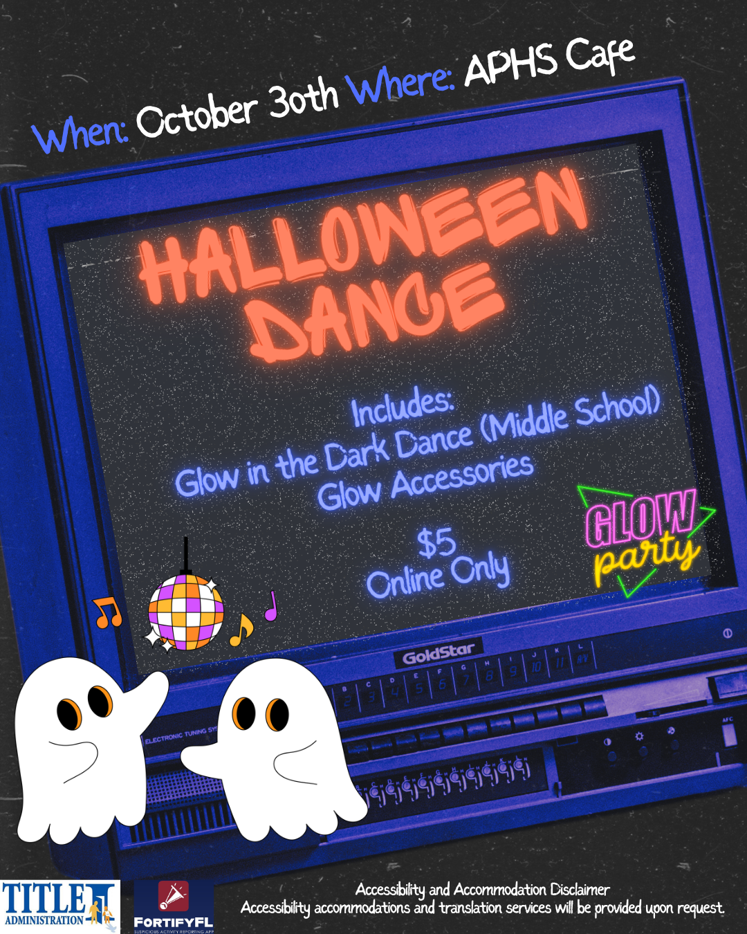 Middle School Halloween Dance 2026