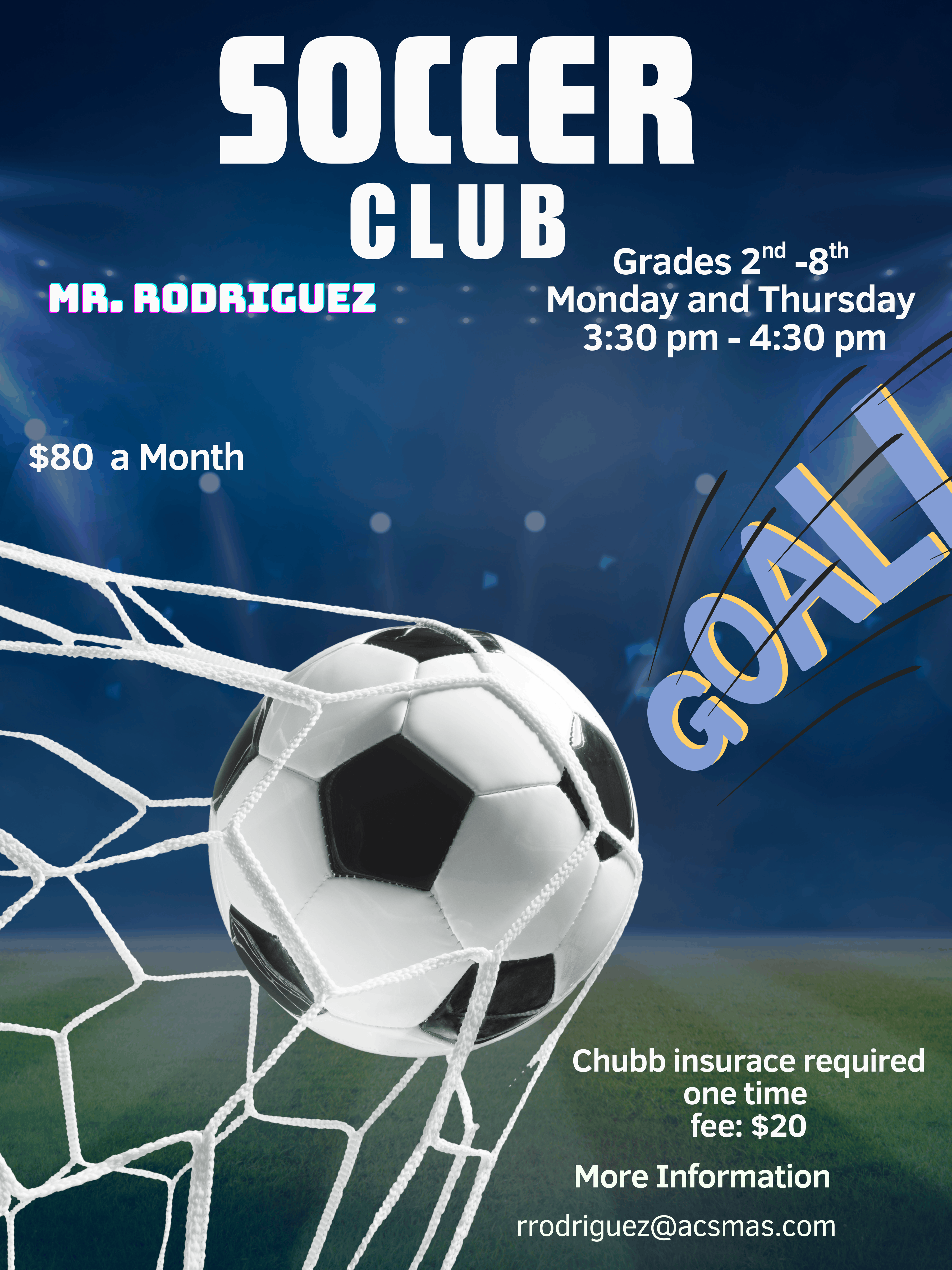 Soccer Club- September 