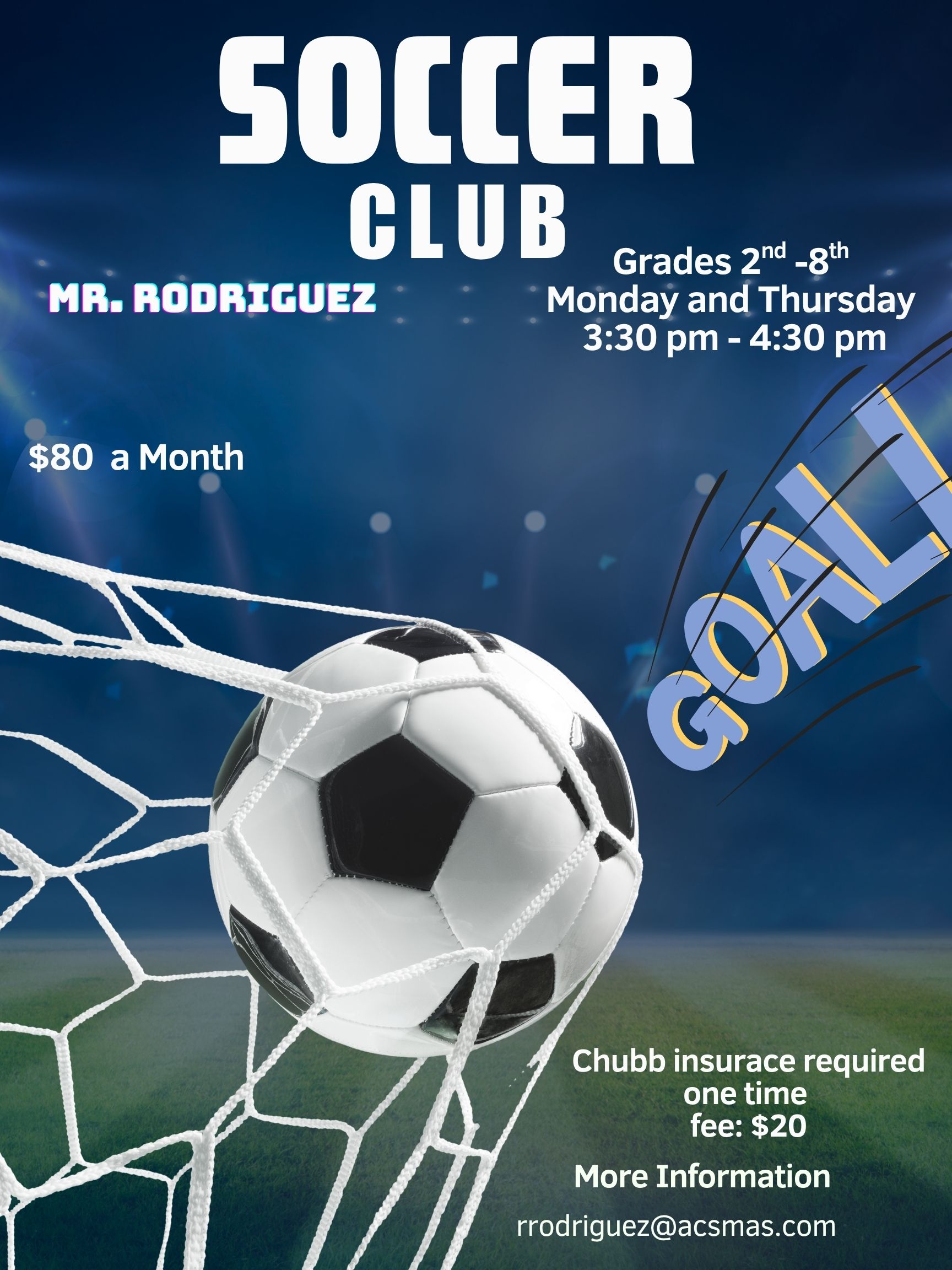 Soccer Club- October