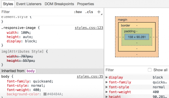 how to make your images responsive in dreamweaver to match the page img html size