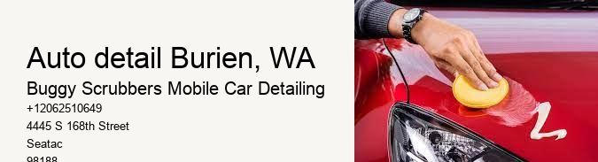 auto detail Burien, WA