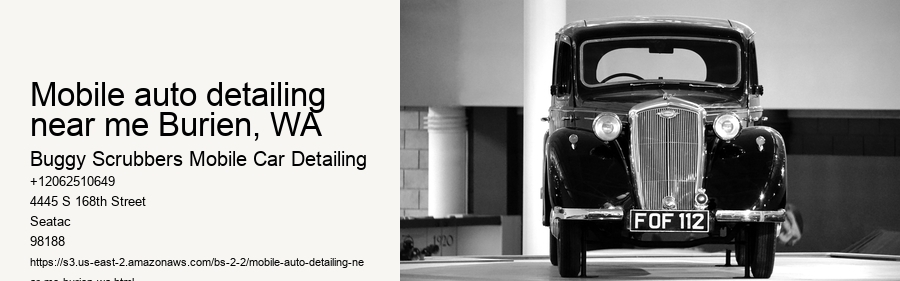 mobile auto detailing near me Burien, WA