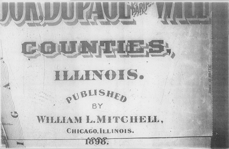 TP HISTORY #0162 Plat Maps of Lyons, Lemont, Palos, and Worth Townships, 1898 (Cover)