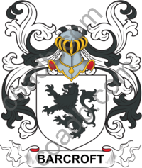 Barcroft Family Crest, Coat of Arms and Name History