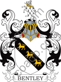 Bentley Family Crest Coat Of Arms And Name History