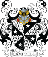 Campbell Family Crest, Coat of Arms and Name History