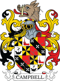 Campbell Family Crest, Coat of Arms and Name History