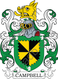 Printable Campbell Crest