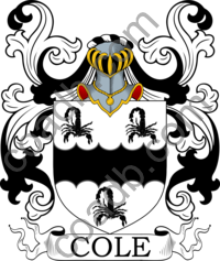 Cole Family Crest, Coat of Arms and Name History