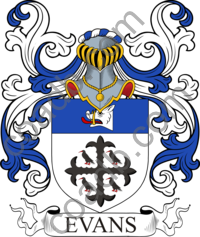 Evans Family Crest, Coat of Arms and Name History