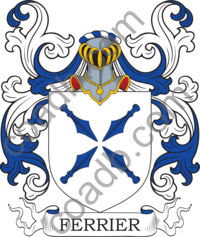 Ferrier Family Crest, Coat of Arms and Name History