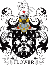 Flower Family Crest, Coat of Arms and Name History