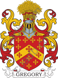 Gregory Family Crest, Coat of Arms and Name History