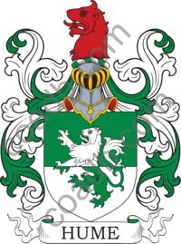 Hume Family Crest, Coat of Arms and Name History