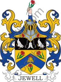 Jewell Family Crest, Coat of Arms and Name History