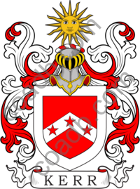Kerr Family Crest, Coat of Arms and Name History