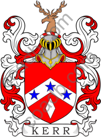 Kerr Family Crest, Coat of Arms and Name History
