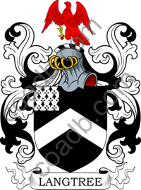 Langtree Family Crest, Coat of Arms and Name History