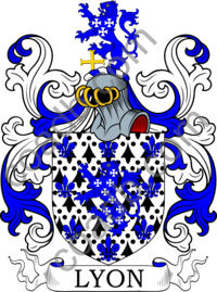 Lyon Family Crest, Coat of Arms and Name History