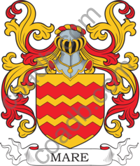 Mare Family Crest, Coat of Arms and Name History