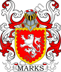 Marks Family Crest, Coat of Arms and Name History
