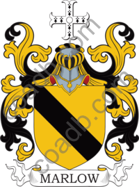 Marlow Family Crest, Coat of Arms and Name History