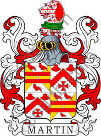 Martin Family Crest, Coat of Arms and Name History