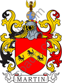 Martin Family Crest, Coat of Arms and Name History
