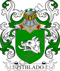 Pitblado Family Crest, Coat of Arms and Name History