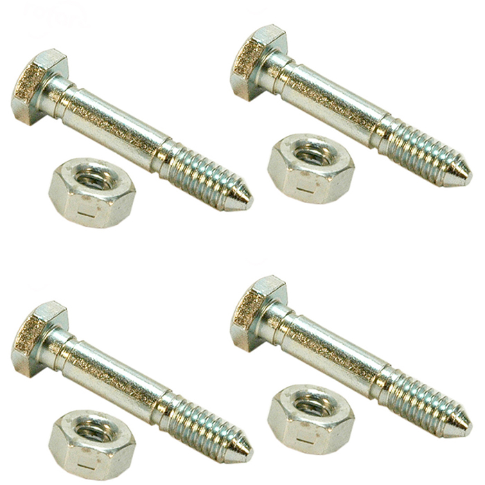 Rotary 4 Pack of Replacement Shear Pins and Nuts For Ariens 9184PK