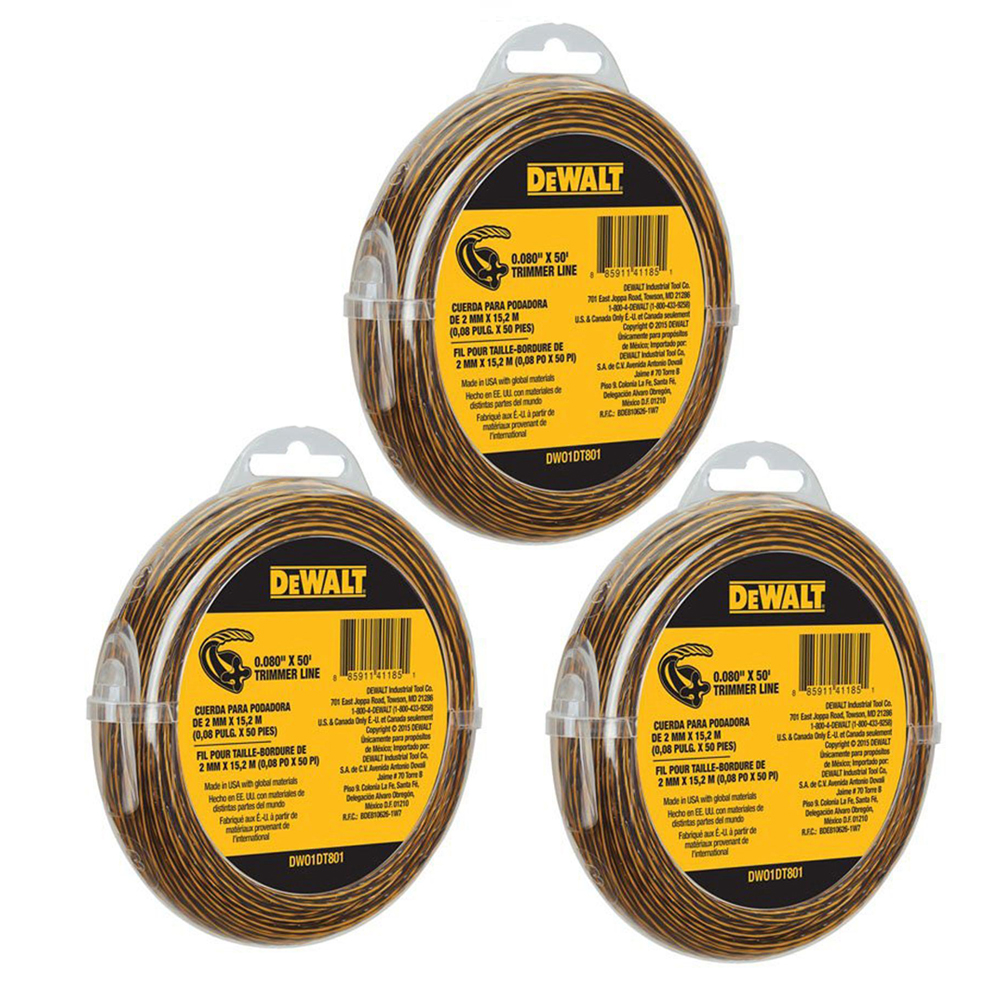 replacing dewalt trimmer line