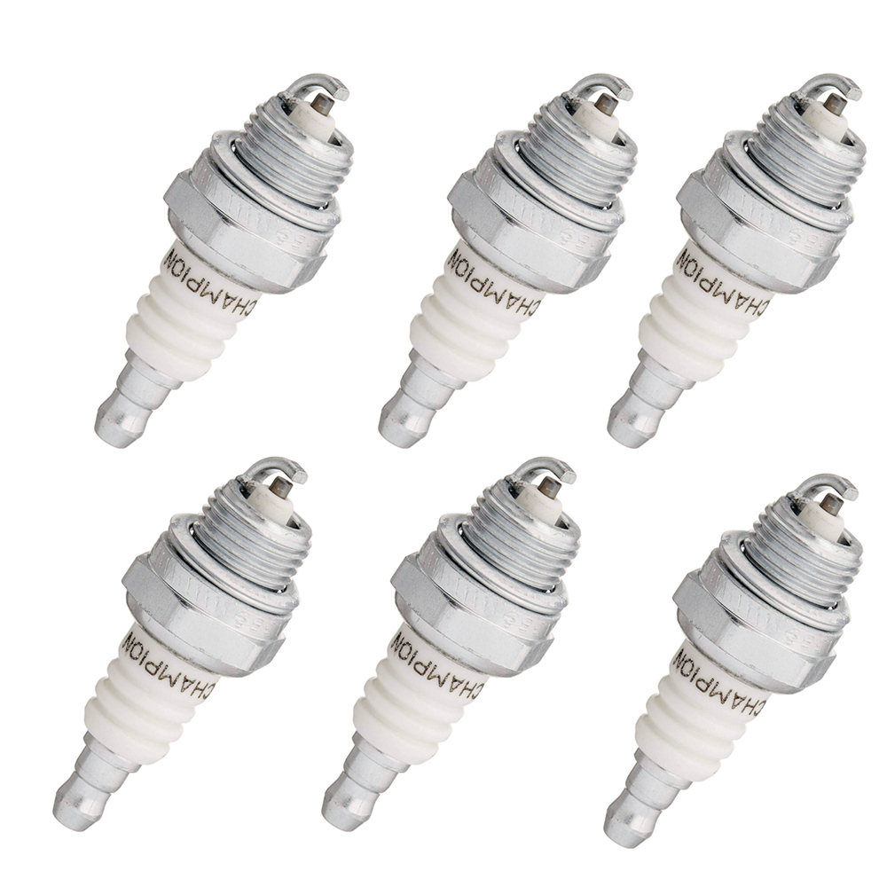 Champion 6 Pack of Genuine OEM (852S) Spark Plugs RCJ6Y6PK