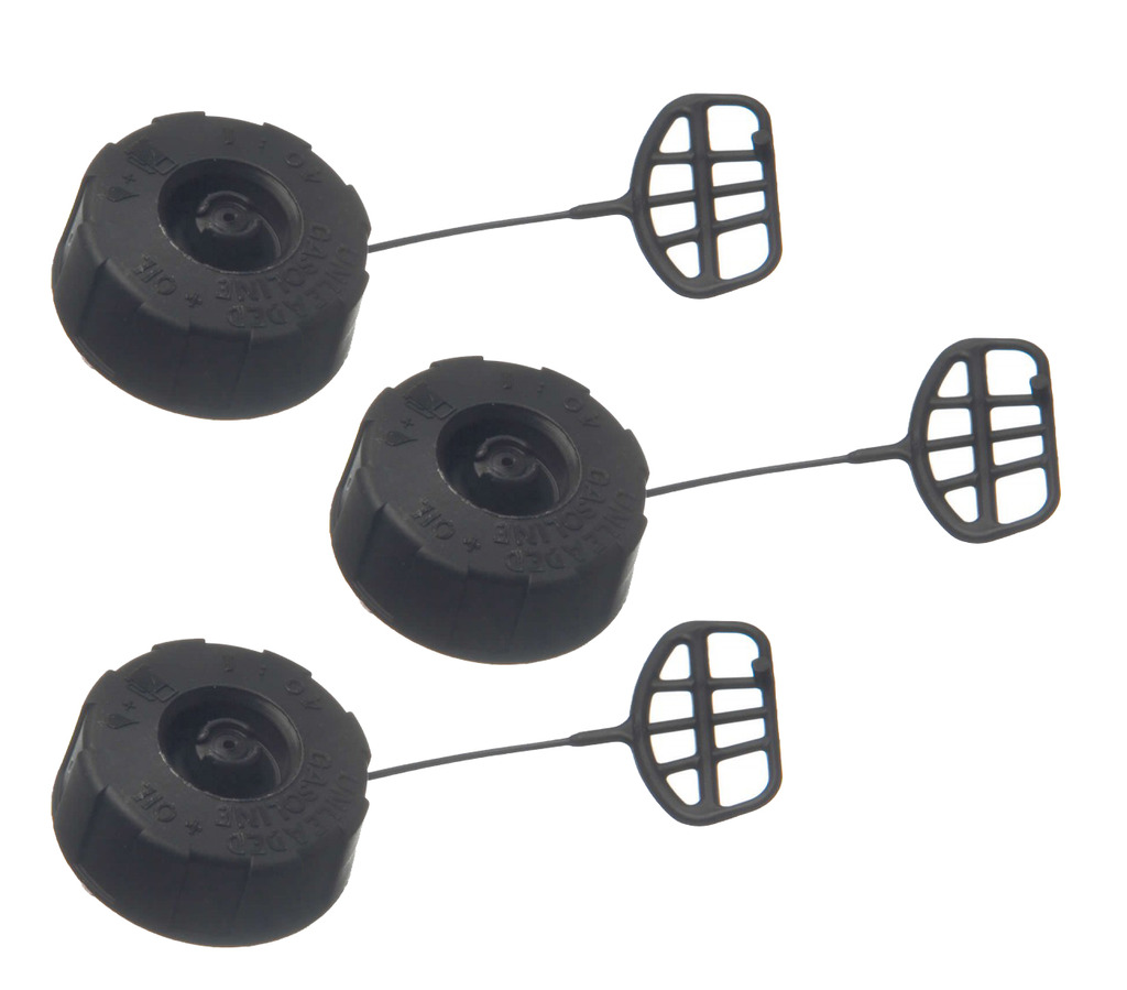 Husqvarna 3 Pack Of Genuine OEM Replacement Fuel Caps 5300143473PK