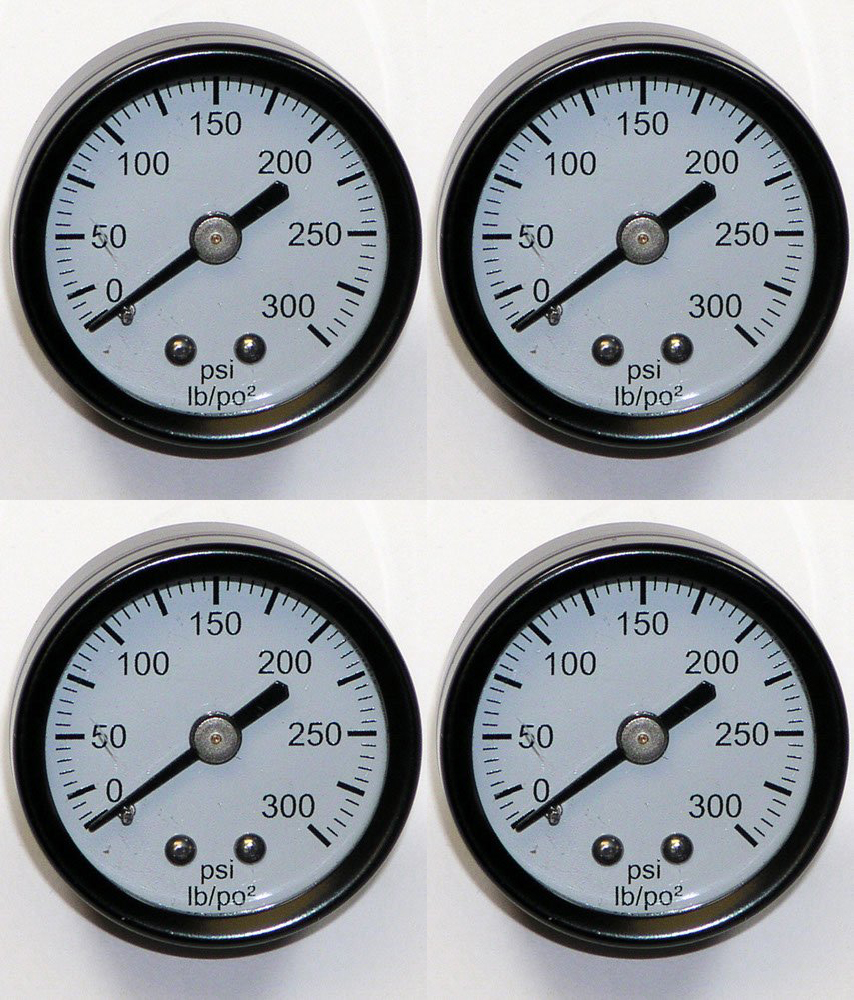 DeWalt D55141 Air Compressor (4 Pack) Replacement Pressure Gauge