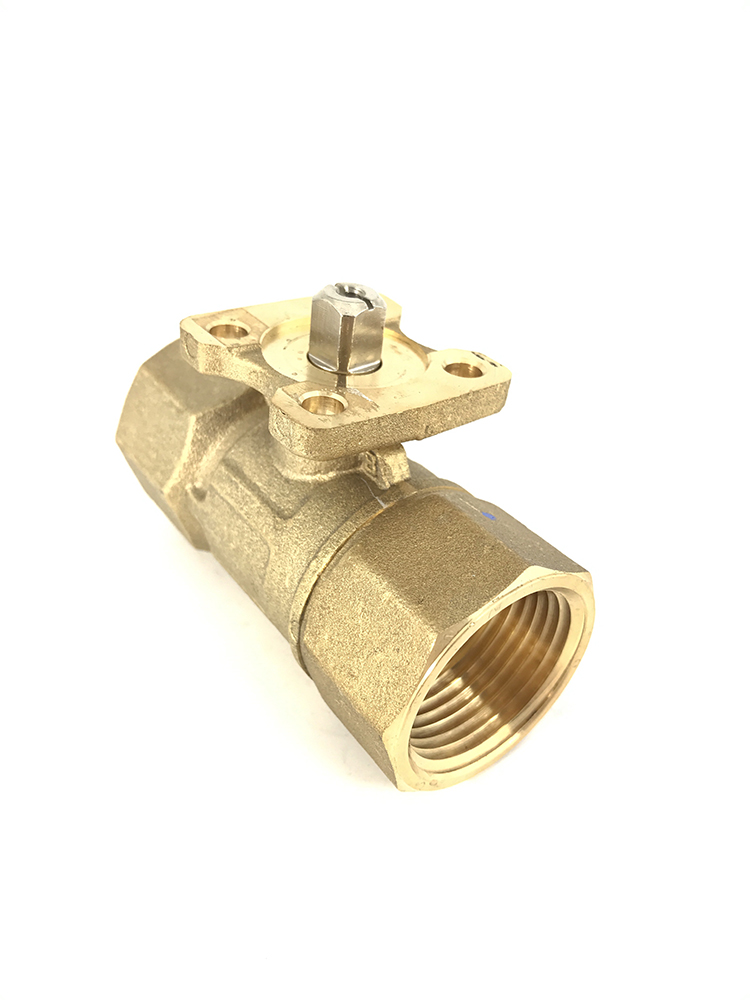 VG1241CP JCI 1" 2W BALL VALVE 18.7CV; BRASS TRIM; LESS ACTUATOR