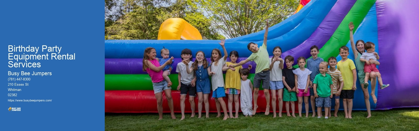 Birthday Party Equipment Rental Services