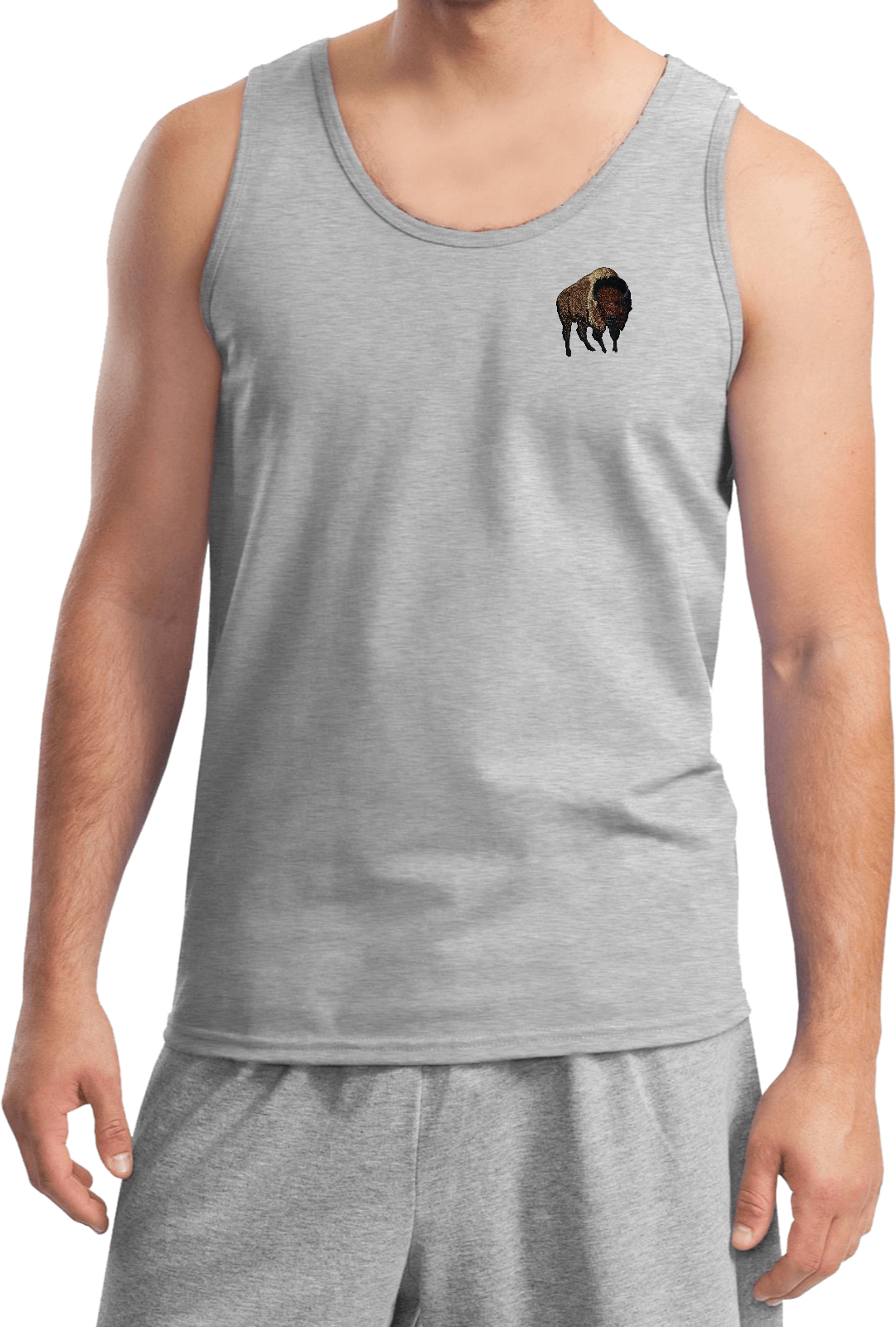 Buy Cool Shirts Buffalo Patch Pocket Print Tank Top - Picture 2 of 10